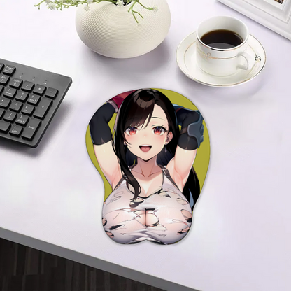 Tifa Lockheart - Pose A Inspired | Final Fantasy VII 3D Oppai Mousepad