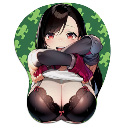 Tifa Lockheart - Pose C Inspired | Final Fantasy VII 3D Oppai Mousepad