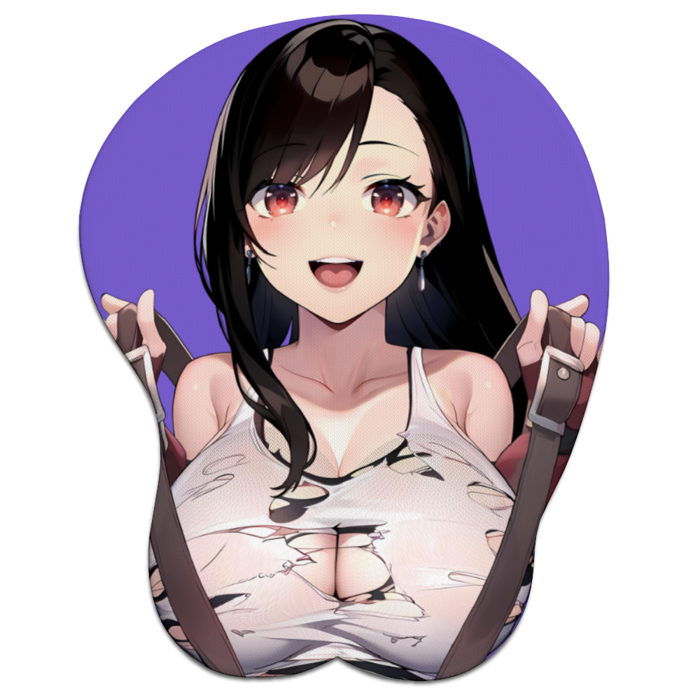 Tifa Lockheart - Pose B Inspired | Final Fantasy VII 3D Oppai Mousepad